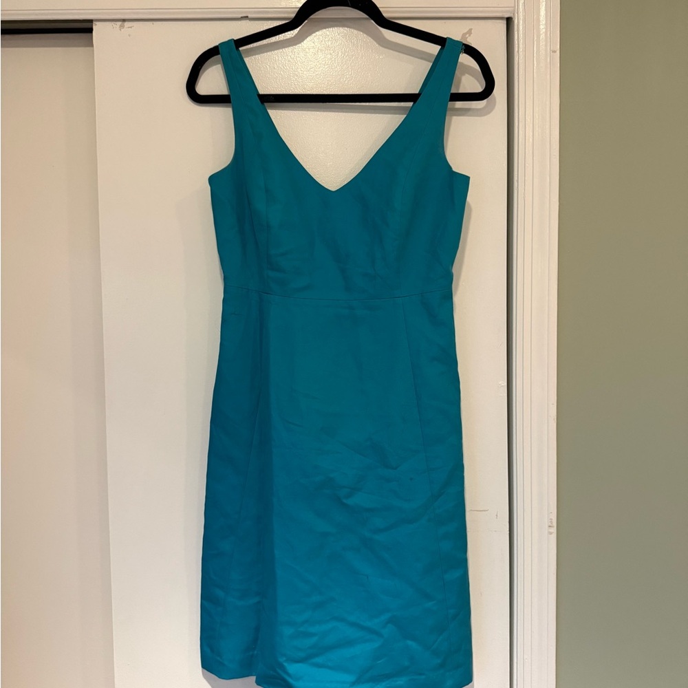 J. Crew Vibrant Blue Mini Dress 2008